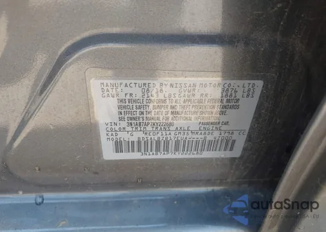 2019 Nissan Sentra S from USA, damaged, VIN 3N1AB7AP7KY222680